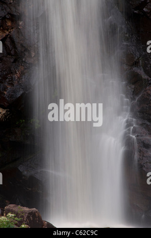 Raging Bull Fall The raging water of Bull Falls calmed with a time exposure Stock Photo ...