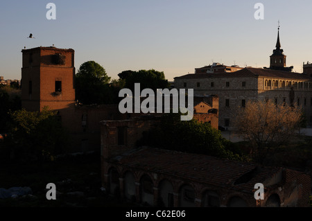 Archbishops Palace of ALCALA DE HENARES ( 13 th ) .SPAIN Stock Photo