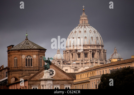 St. Peter's Basilica, Rome, Italy, Europe Stock Photo