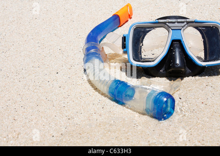 Snorkel and mask Stock Photo