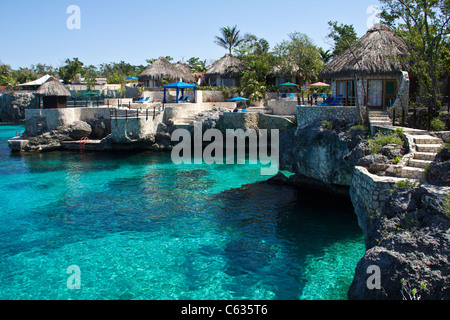 Rock House resort in Negril, Jamaica Stock Photo
