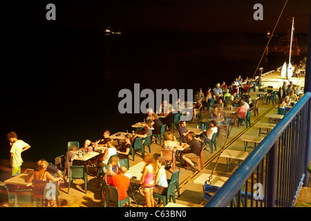 Restaurant, Stokes Hill Wharf, Darwin Waterfront Precinct, Darwin, Northern Territory, Australia Stock Photo