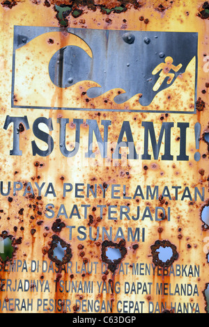 Nusa dua tsunami evacuation map