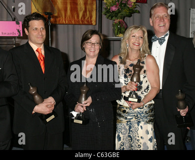 Issac Mizrahi, Trish Adams, Target Senior Vice President Princess Yasmin Aga Khan, Paul Charron, Chairman and CEO of Liz Claiborne at arrivals for AAFA American Image Awards Rita Hayworth Fund Benefit, Grand Hyatt Hotel, New York, NY, Monday, May 23, 2005. Photo by: Rob Rich/Everett Collection Stock Photo