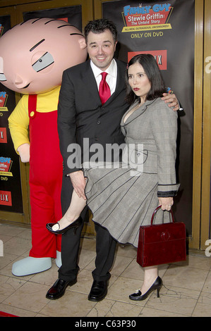 Seth MacFarlane, Alex Borstein at arrivals for FAMILY GUY's STEWIE GRIFFIN: THE UNTOLD STORY DVD Party, Mann's National Theatre, Los Angeles, CA, September 27, 2005. Photo by: Michael Germana/Everett Collection Stock Photo