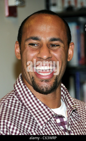 Hank Baskett at in-store appearance for Kendra Wilkinson 'Sliding Into Home' Book Signing, Borders Book Store at Columbus Circle, New York, NY July 6, 2010. Photo By: Desiree Navarro/Everett Collection Stock Photo