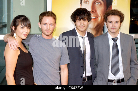 Alana Masterson, Chris Masterson, Jordan Masterson and Danny Masterson at arrivals for THE 40 YEAR-OLD VIRGIN Premiere, The Arclight Cinema, Los Angeles, CA, August 11, 2005. Photo by: John Hayes/Everett Collection Stock Photo