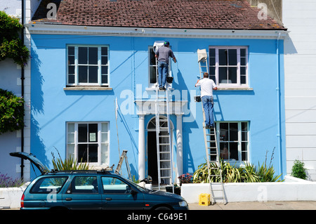 Painter and Decorators ,Appledore Devon. Stock Photo