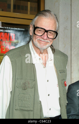 George A. Romero at arrivals for GEORGE A. ROMERO’S LAND OF THE DEAD Premiere, Mann's National Theatre in Westwood, Los Angeles, CA, June 20, 2005. Photo by: Tony Gonzalez/Everett Collection Stock Photo