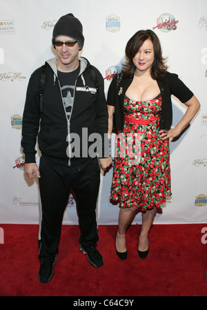 Phil Laak, Jennifer Tilly in attendance for All In For CP Celebrity Charity Poker Tournament to Benefit the One Step Closer Foundation, The Venetian Resort Hotel and Casino, Las Vegas, NV December 11, 2010. Photo By: James Atoa/Everett Collection Stock Photo
