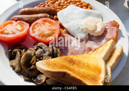 A full English breakfast Stock Photo