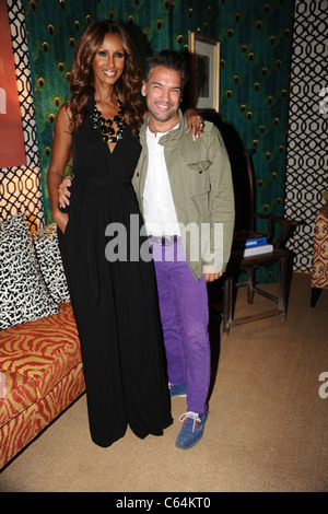 Iman, Carlos Mota out and about for Mercedes-Benz Fashion Week Candids - THU, Lincoln Center, New York, NY September 9, 2010. Photo By: Rob Rich/Everett Collection Stock Photo