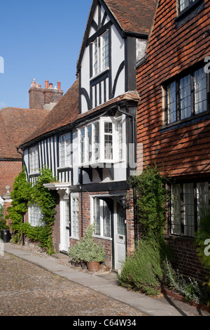 Watchbell Street, Rye, East Sussex, England, UK Stock Photo