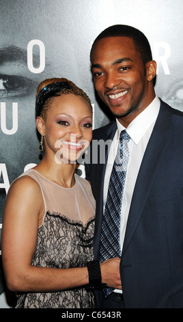 Sheletta Chapital, Anthony Mackie at arrivals for THE ADJUSTMENT BUREAU Premiere, The Ziegfeld Theatre, New York, NY February 14, 2011. Photo By: Desiree Navarro/Everett Collection Stock Photo