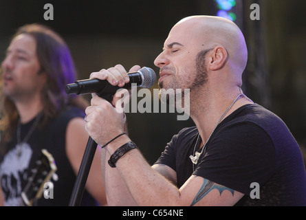 Chris Daughtry on stage for NBC Today Show Concert with Daughtry, Rockefeller Plaza, New York, NY August 20, 2010. Photo By: Rob Kim/Everett Collection Stock Photo