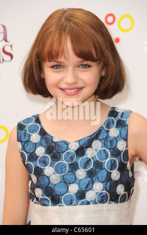 Joey King at arrivals for RAMONA AND BEEZUS Premiere, Madison Square Park, New York, NY July 20, 2010. Photo By: Kristin Callahan/Everett Collection Stock Photo