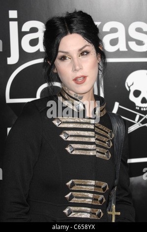 Kat Von D at arrivals for Jackass 3D Premiere, Grauman's Chinese Theatre, Los Angeles, CA October 13, 2010. Photo By: Elizabeth Stock Photo
