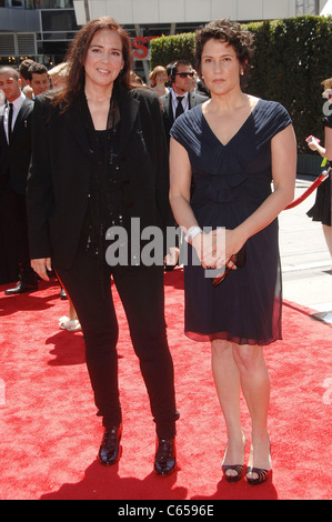 Wendy Melvoin, Lisa Coleman at arrivals for 2010 Creative Arts Emmy Awards, Nokia Theater, Los Angeles, CA August 21, 2010. Photo By: Michael Germana/Everett Collection Stock Photo