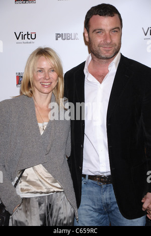 Naomi Watts, Liev Schreiber at arrivals for BLOODY BLOODY ANDREW JACKSON Opening Night on Broadway, The Bernard B. Jacobs Theatre, New York, NY October 13, 2010. Photo By: Rob Rich/Everett Collection Stock Photo