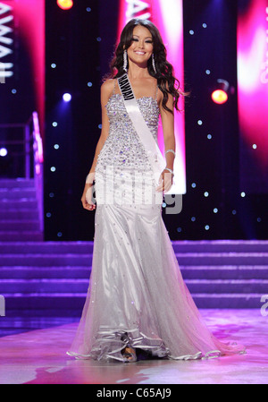 Miss Hawaii USA, Angela Byrd in attendance for 2011 Miss USA Preliminary Competition, Planet Hollywood Resort & Casino, Las Vegas, NV June 15, 2011. Photo By: James Atoa/Everett Collection Stock Photo