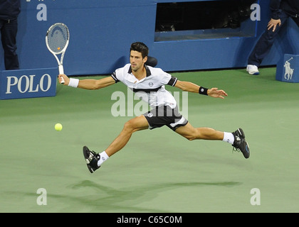 Novak Djokovic in attendance for US Open 2010 Tennis Tournament Men's Singles Finals Match, Arthur Ashe Stadium, New York, NY September 13, 2010. Photo By: Rob Rich/Everett Collection Stock Photo