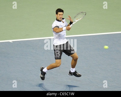 Novak Djokovic in attendance for US Open 2010 Tennis Tournament Men's Singles Finals Match, Arthur Ashe Stadium, New York, NY September 13, 2010. Photo By: Rob Rich/Everett Collection Stock Photo