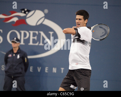 Novak Djokovic in attendance for US Open 2010 Tennis Tournament Men's Singles Finals Match, Arthur Ashe Stadium, New York, NY September 13, 2010. Photo By: Rob Rich/Everett Collection Stock Photo