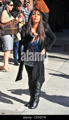 Nicole 'Snooki' Polizzi at talk show appearance for The Late Show with David Letterman - TUE, Ed Sullivan Theater, New York, NY Stock Photo