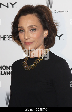 Kristin Scott Thomas at arrivals for NOWHERE BOY Premiere, BMCC Tribeca Performing Arts Center, New York, NY September 21, 2010. Photo By: Rob Kim/Everett Collection Stock Photo