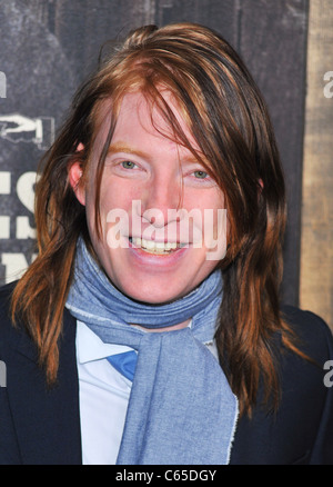 Domhnall Gleeson at arrivals for TRUE GRIT Premiere, The Ziegfeld Theatre, New York, NY December 14, 2010. Photo By: Gregorio T. Binuya/Everett Collection Stock Photo