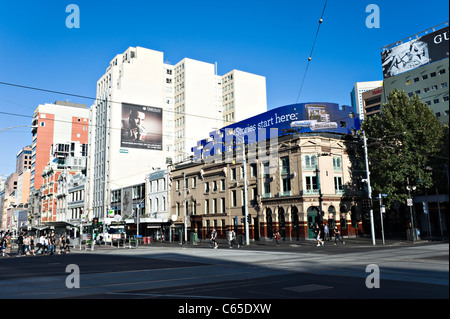 The Old Young and Jackson Princes Hotel on Flinders Street Melbourne Victoria Australia Stock Photo