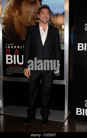 Javier Bardem at arrivals for BIUTIFUL Premiere, Directors Guild of America (DGA) Theater, Los Angeles, CA December 14, 2010. Photo By: Elizabeth Goodenough/Everett Collection Stock Photo