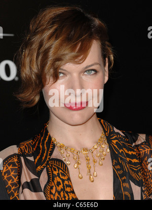 Milla Jovovich at arrivals for BIUTIFUL Premiere, Directors Guild of America (DGA) Theater, Los Angeles, CA December 14, 2010. Photo By: Elizabeth Goodenough/Everett Collection Stock Photo