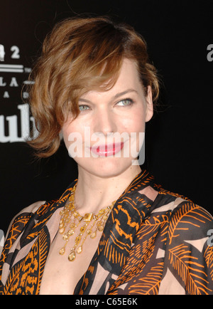 Milla Jovovich at arrivals for BIUTIFUL Premiere, Directors Guild of America (DGA) Theater, Los Angeles, CA December 14, 2010. Photo By: Elizabeth Goodenough/Everett Collection Stock Photo