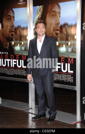 Javier Bardem at arrivals for BIUTIFUL Premiere, Directors Guild of America (DGA) Theater, Los Angeles, CA December 14, 2010. Photo By: Michael Germana/Everett Collection Stock Photo