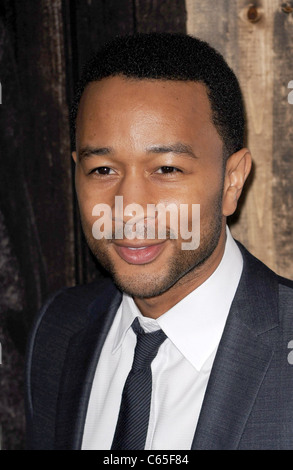 John Legend at arrivals for TRUE GRIT Premiere, The Ziegfeld Theatre, New York, NY December 14, 2010. Photo By: Kristin Callahan/Everett Collection Stock Photo