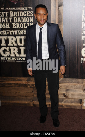 John Legend at arrivals for TRUE GRIT Premiere, The Ziegfeld Theatre, New York, NY December 14, 2010. Photo By: Kristin Callahan/Everett Collection Stock Photo