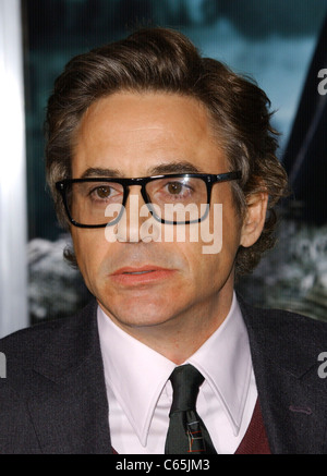 Robert Downey Jr. at arrivals for UNKNOWN Premiere, Village Theatre in Westwood, Los Angeles, CA February 16, 2011. Photo By: Elizabeth Goodenough/Everett Collection Stock Photo