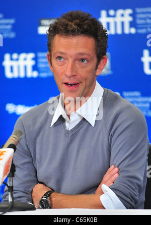 Vincent Cassel at the press conference for BLACK SWAN Press Conference at Toronto International Film Festival (TIFF), Hyatt Regency Hotel, Toronto, ON September 14, 2010. Photo By: Gregorio T. Binuya/Everett Collection Stock Photo