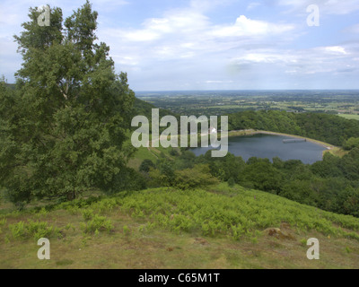 Malvern Hills, Worcestershire, Reservoir by British Camp, June 2011 Stock Photo