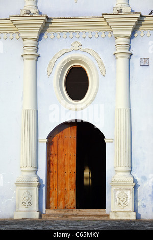 One of the main entrances to Convento de San Francisco, Granada, Nicaragua, Central America Stock Photo
