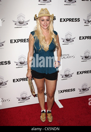 Erica Rose at arrivals for The Express Matt Leinart Foundation Celebrity Bowl, Lucky Strike Lanes Hollywood, Los Angeles, CA July 15, 2010. Photo By: James Amherst/Everett Collection Stock Photo