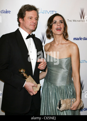 Colin Firth and wife Livia Giuggioli at the Tom Ford Beverly Hills Store  Opening held, Los Angeles, California Stock Photo - Alamy