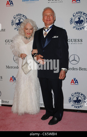 Buzz Aldrin and his wife Lois Driggs Cannon The 61st Red Cross Gala ...