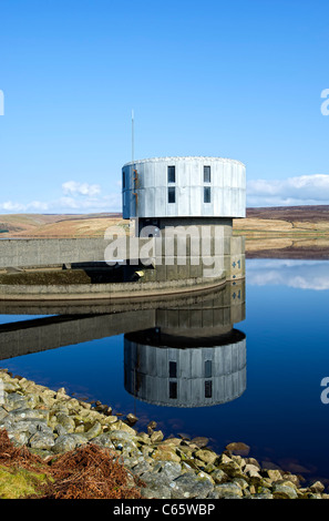 Grimwith Reservoir located in the Yorkshire Dales in North Yorkshire, England Stock Photo