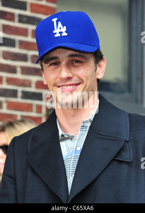 James Franco at talk show appearance for The Late Show with David Letterman - THU, Ed Sullivan Theater, New York, NY September 23, 2010. Photo By: Gregorio T. Binuya/Everett Collection Stock Photo