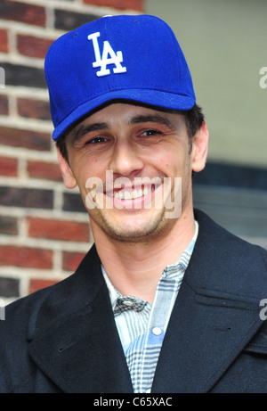 James Franco at talk show appearance for The Late Show with David Letterman - THU, Ed Sullivan Theater, New York, NY September 23, 2010. Photo By: Gregorio T. Binuya/Everett Collection Stock Photo