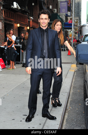 James Franco at talk show appearance for The Late Show with David Letterman - THU, Ed Sullivan Theater, New York, NY September 23, 2010. Photo By: Gregorio T. Binuya/Everett Collection Stock Photo