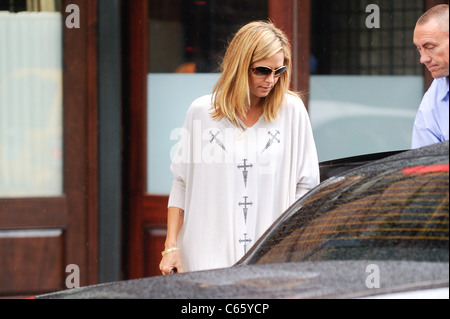Heidi Klum, leaves a Tribeca hotel out and about for CELEBRITY CANDIDS - FRI, , New York, NY June 17, 2011. Photo By: Ray Tamarra/Everett Collection Stock Photo