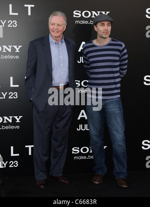 Jon Voight, James Haven at arrivals for SALT Premiere, Grauman's Chinese Theatre, Los Angeles, CA July 19, 2010. Photo By: Adam Stock Photo